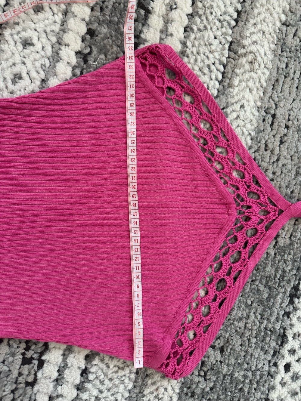 Women's Halter Ribbed Knit Halter - Picture 4 of 5